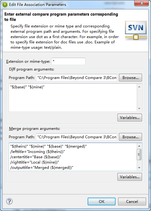 Beyond Compareg与SVN插件整合